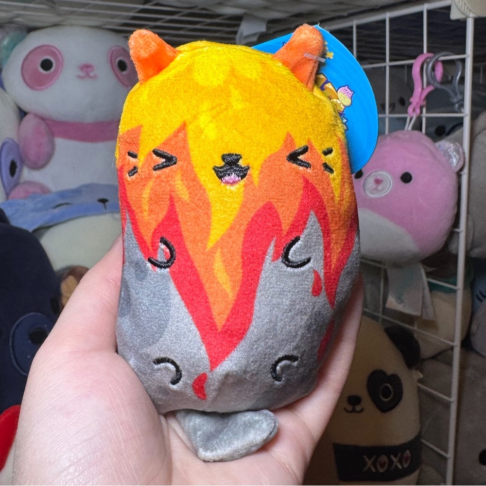 Cats vs Pickles CVP by Cepia ‘Flameo’ Bean 4” Stuffed Plush